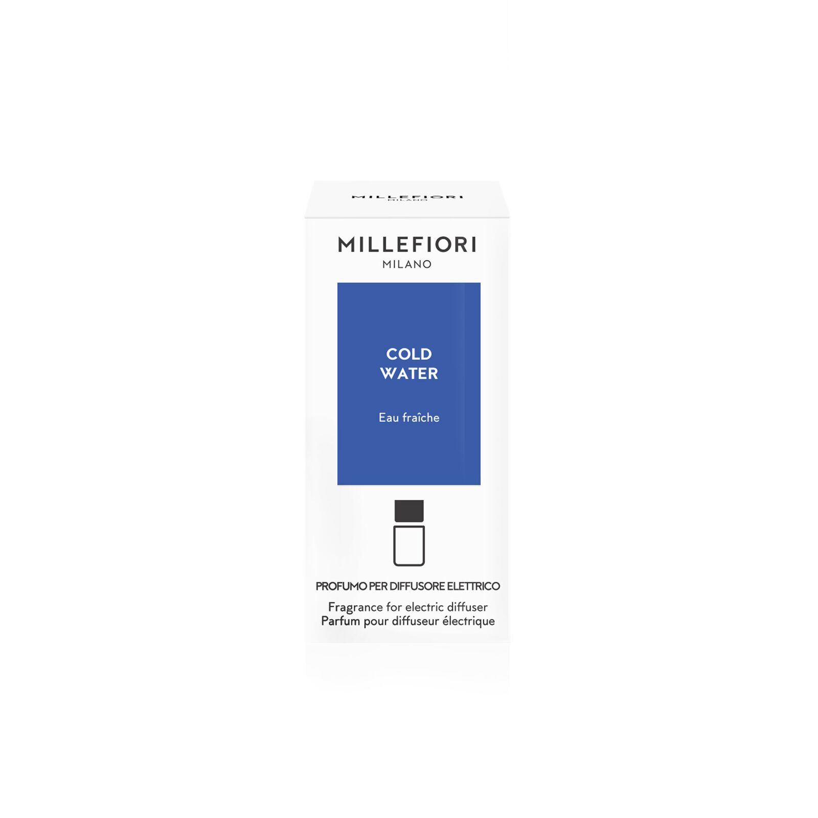 Cold Water - Nachfüller für Millefiori Steckdosen Diffuser Seite, Text