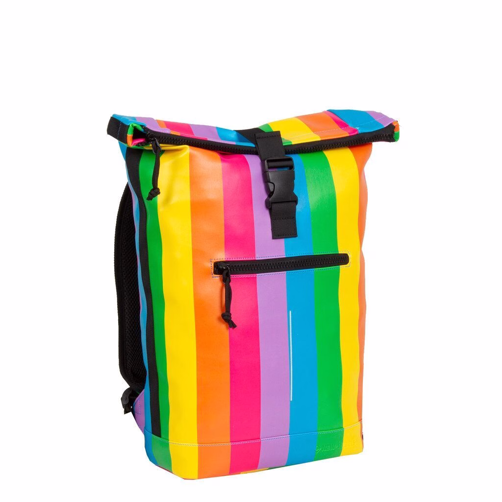 new-rebels-mart-rolltop-rucksack-rainbow-regenboge Mart - New York Rolltop Rucksack rainbow