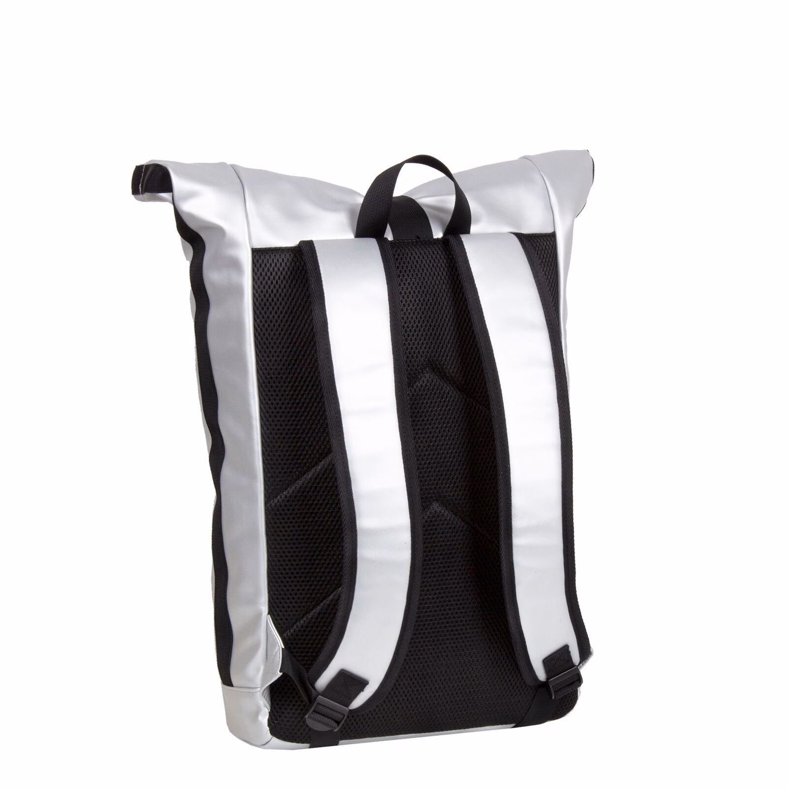 Mart - New York Rolltop Rucksack silber metallic