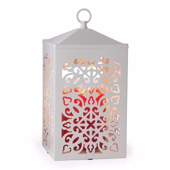 scroll-laterne-candle-warmer-white-2 SCROLL Laterne weiß Kerzenwärmer