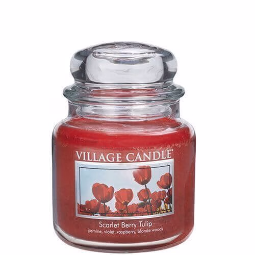 106316190 Village Candle Scarlet Berry Tulip 453g