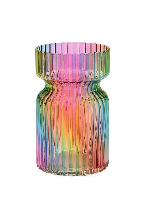 Jaquard Vase Wave bunt 19cm Krug, Töpferei, Vase, Krippe, Babybett